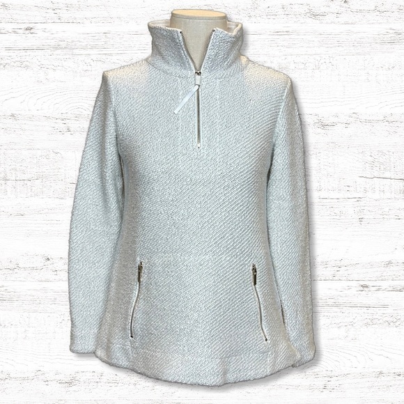 Soft Surroundings Tops - { Soft Surroundings } - Quarter Zip Pullover